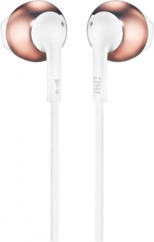 Наушники JBL T205, розовое золото