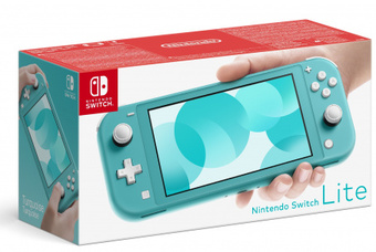 Игровая приставка Nintendo Switch Lite 32 ГБ, JP, бирюзовый