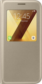Чехол-книжка Samsung S View Standing Cover EF-CA520PFEGRU для Galaxy A5 (2017), золотистый