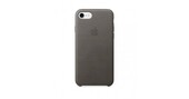 Чехол-накладка Apple iPhone 7 Leather(кожаный) Case Gray