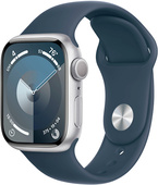 Умные часы Apple Watch Series 9 45 мм Aluminium Case Sport loop (Серебристый)