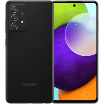  Смартфон Samsung Galaxy A52 4/128 ГБ, черный