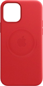 Чехол Apple MagSafe кожаный для iPhone 12 mini, красный
