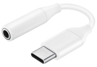 Переходник/адаптер Samsung USB Type-С - Mini Jack 3.5 mm (EE-UC10J), 0.09 м, белый