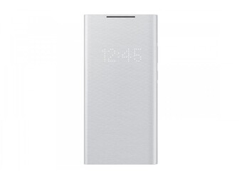 Чехол-книжка Samsung Smart LED View Cover для Galaxy Note 20 Ultra, серебристый/белый (EF-NN985PSEGRU)