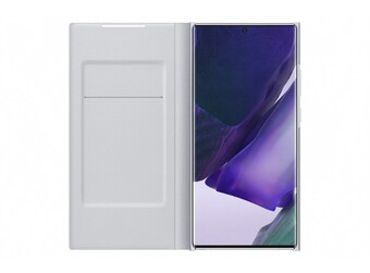 Чехол-книжка Samsung Smart LED View Cover для Galaxy Note 20 Ultra, серебристый/белый (EF-NN985PSEGRU)
