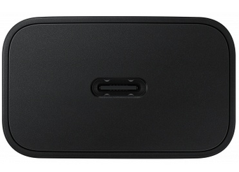 Сетевое зарядное устройство Samsung EP-T1510 + кабель USB Type-C, 15 Вт, черный