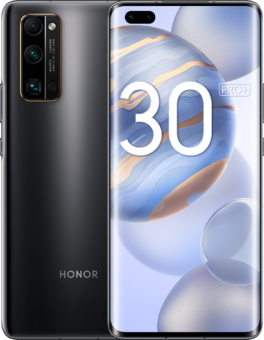 Смартфон Honor 30 Pro+ 8/256GB Midnight Black/Полночный Чёрный