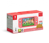 Игровая приставка Nintendo Switch Lite (кораллово-розовый) + код загрузки Animal Crossing: New Horizons + NSO 3 мес