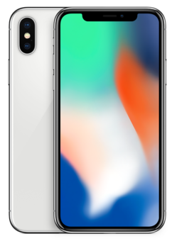 Смартфон Apple iPhone X 64GB, серебристый
