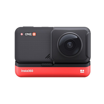 Экшн-камера Insta360 One R Twin, 5760x2880, черный/красный