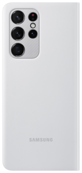 Чехол-книжка Samsung Smart Clear View Cover для S21 Ultra Light Gray (EF-ZG998CJEGRU)