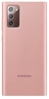 Чехол-книжка Samsung Smart Clear View Cover EF-ZN980 для Galaxy Note 20, бронзовый (EF-ZN980CAEGRU)