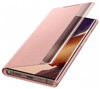 Чехол-книжка Samsung Smart Clear View Cover EF-ZN980 для Galaxy Note 20, бронзовый (EF-ZN980CAEGRU)