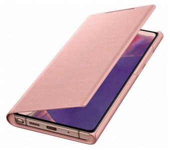 Чехол-книжка Samsung Smart LED View Cover EF-NN980 для Galaxy Note 20,бронзовый (EF-NN980PAEGRU)