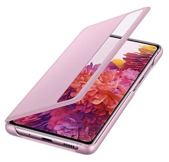 Чехол-книжка Samsung Smart Clear View Cover EF-ZG780 для Galaxy S20FE (Fan Edition) лавандовый (EF-ZG780CVEGRU)