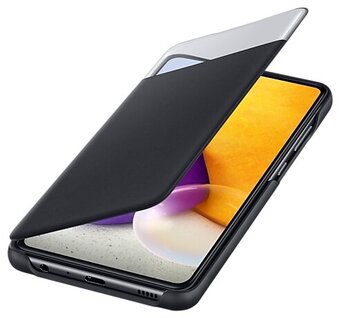 Чехол-книжка для Samsung Galaxy A72 Smart S View Wallet Cover Black (EF-EA725PBEGRU)