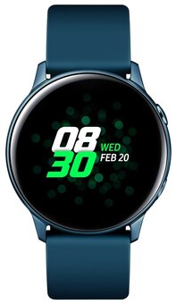 Samsung Смарт-часы Samsung Galaxy Watch Active SM-R500NZGASER, 1.1", SAmoled, 39.5 мм, морская волна