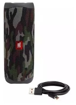 Портативная акустика JBL Flip 5, 20 Вт, squad