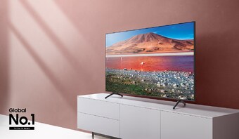 50" Телевизор Samsung UE50AU7170 LED, HDR, titan gray