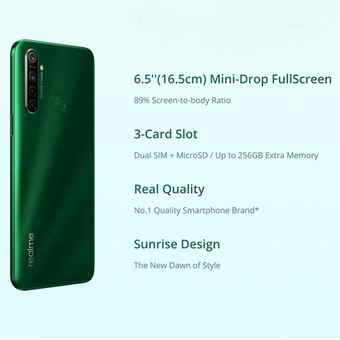 Смартфон realme 5i 4/64GB Forest Green Global Version