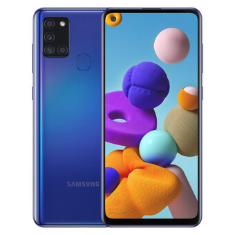 Смартфон Samsung Galaxy A21s 64Gb Синий (Blue)