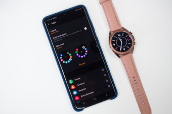 Samsung Часы Samsung Galaxy Watch 3 41 мм, бронзовый