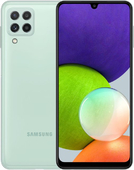 Смартфон Samsung Galaxy A22 4/64 ГБ RU, мятный