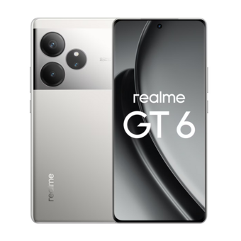 Смартфон realme GT6 12/256 ГБ RU, 2 nano SIM, зеркальный серебряный